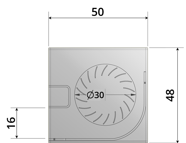 30mm crossflow fan by Airtek