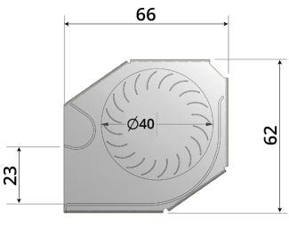 40mm crossflow fan by Airtek
